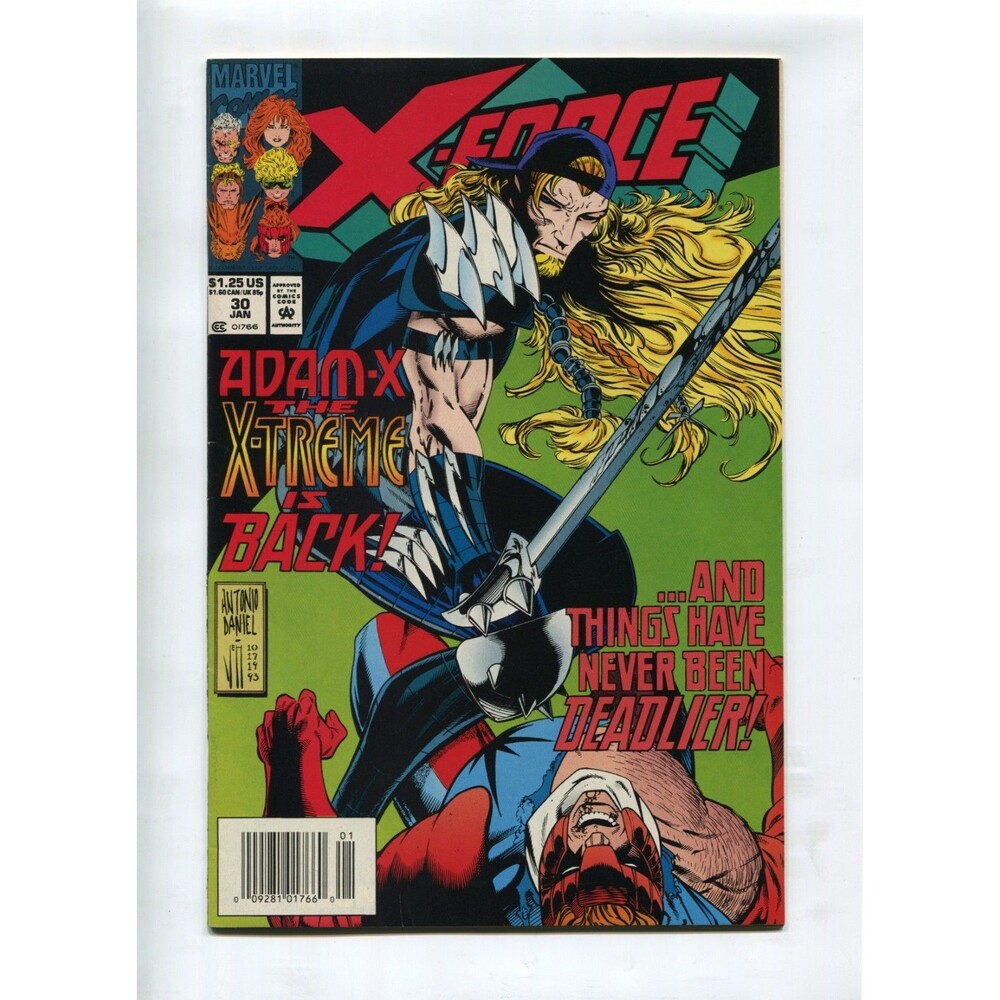 X-Force #30 Marvel Comics 1994 Tony Daniel Newsstand Comic Book